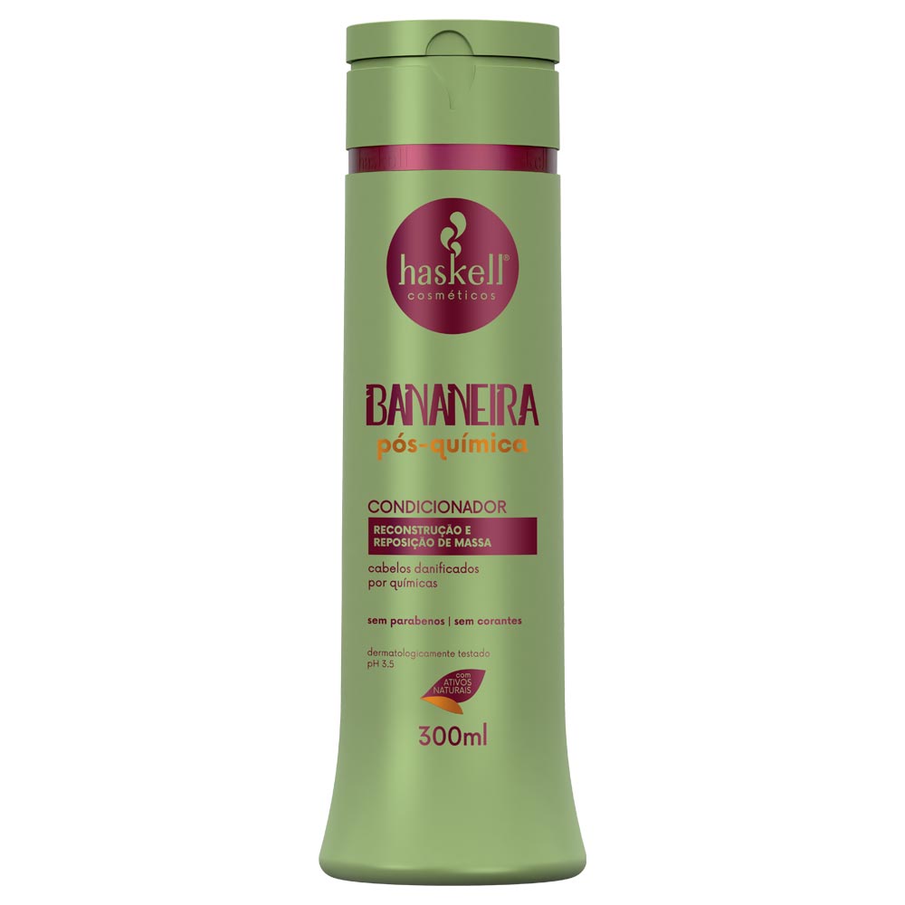 Encontraproduto.com.br - Haskell Pós-Química Bananeira - Condicionador Reconstrutor 300ml