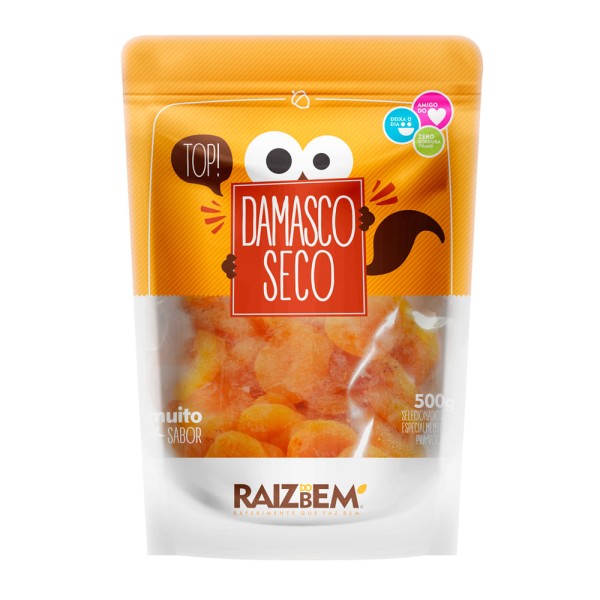 Damasco Seco Raiz do Bem Sachê 500g