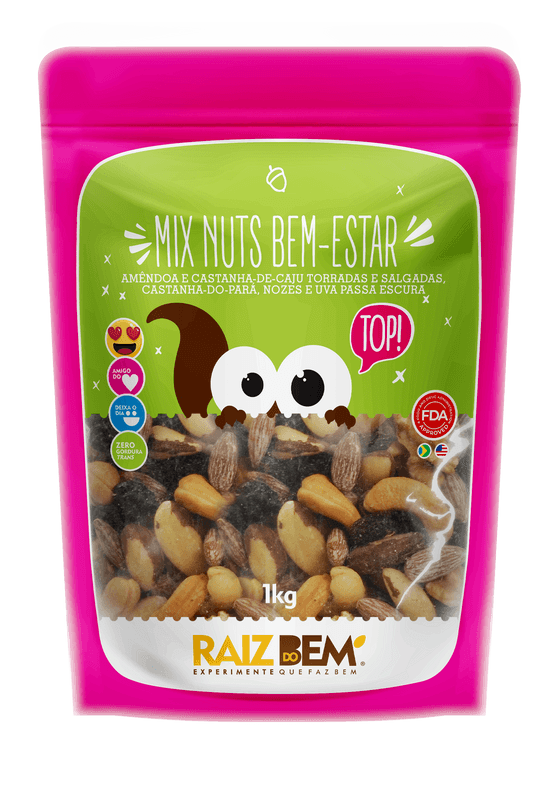 Mix Nuts Raiz do Bem Pacote 1K