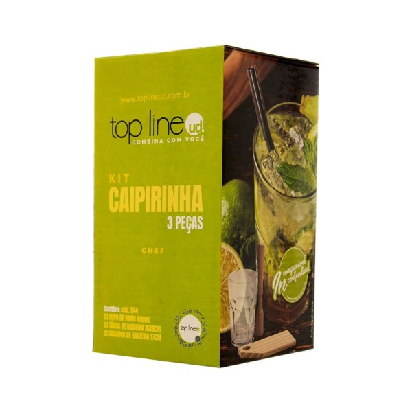 Encontraproduto.com.br - Kit Caipirinha Com 3 Peças Top Line