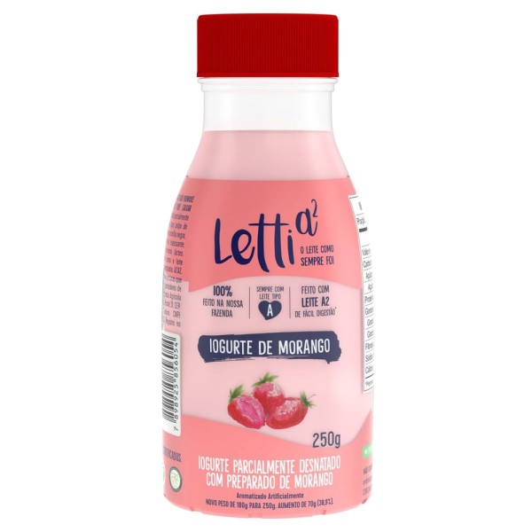Encontraproduto.com.br - Iogurte De Morango Letti 180g