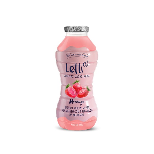 Iogurte De Morango Letti 180g
