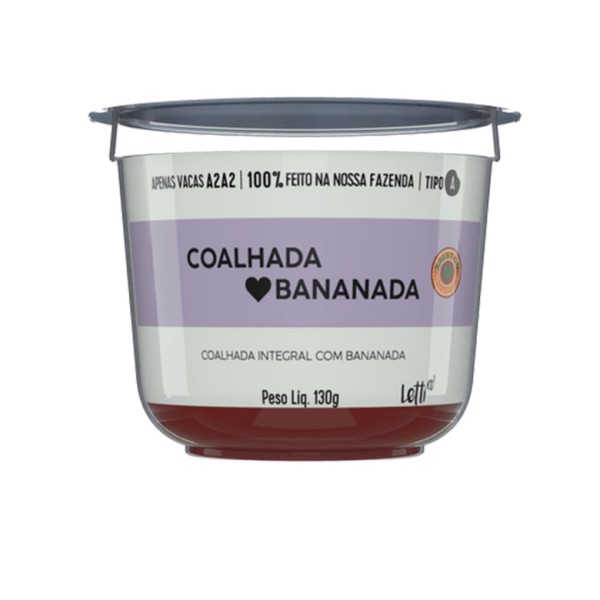 Encontraproduto.com.br - Coalhada Letti com Banana 130g