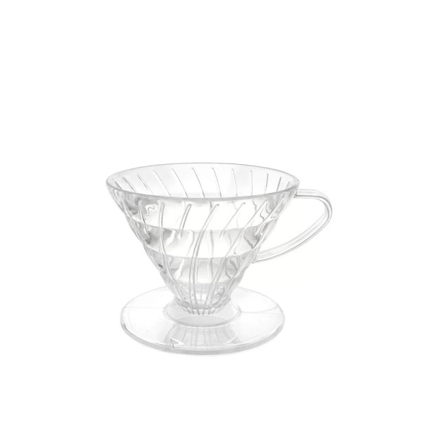 Encontraproduto.com.br - Porta-filtro Cônico Acrílico Transparente Tamanho 01