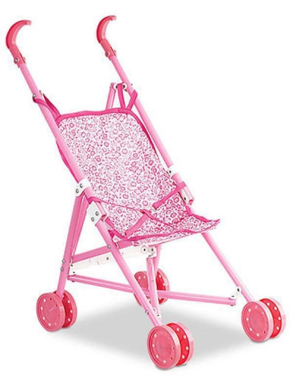Encontraproduto.com.br - Carrinho De Boneca Baby Passeio Sem Boneca Rosa Ref 731