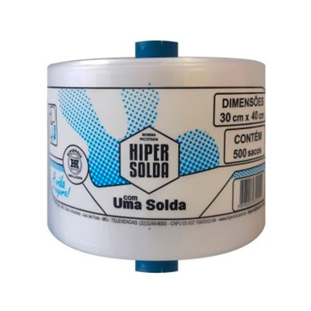 Encontraproduto.com.br - Bobina Picotada Estrela Lisa Com 500 UN- Hiperrol