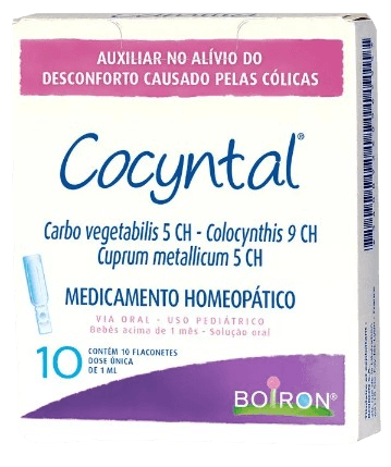 Encontraproduto.com.br - Cocyntal Solução Oral com 10 Flaconetes de 1