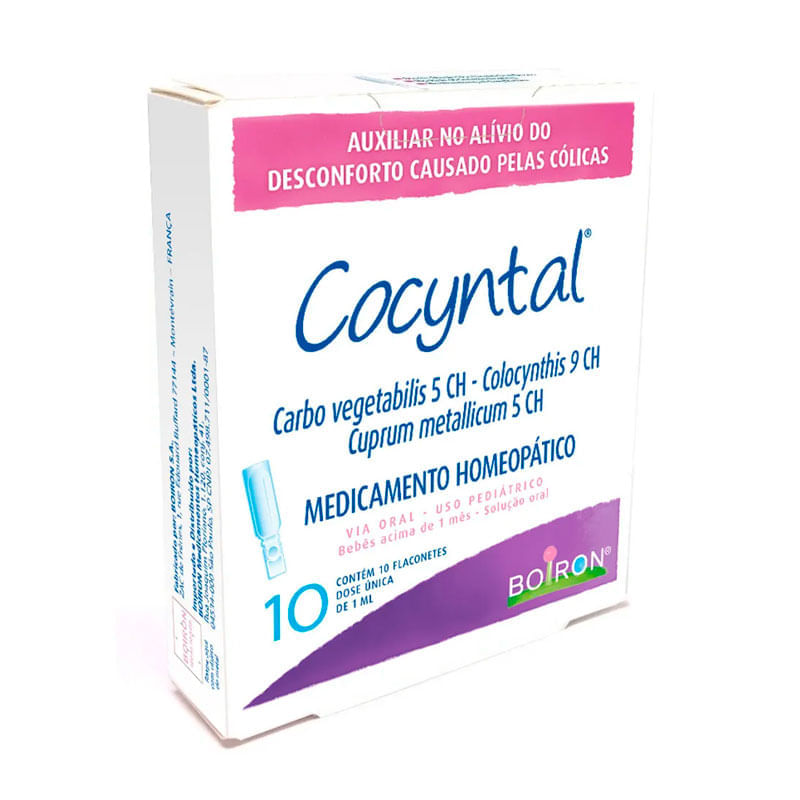 Encontraproduto.com.br - Cocyntal Solução Oral com 10 Flaconetes de 1