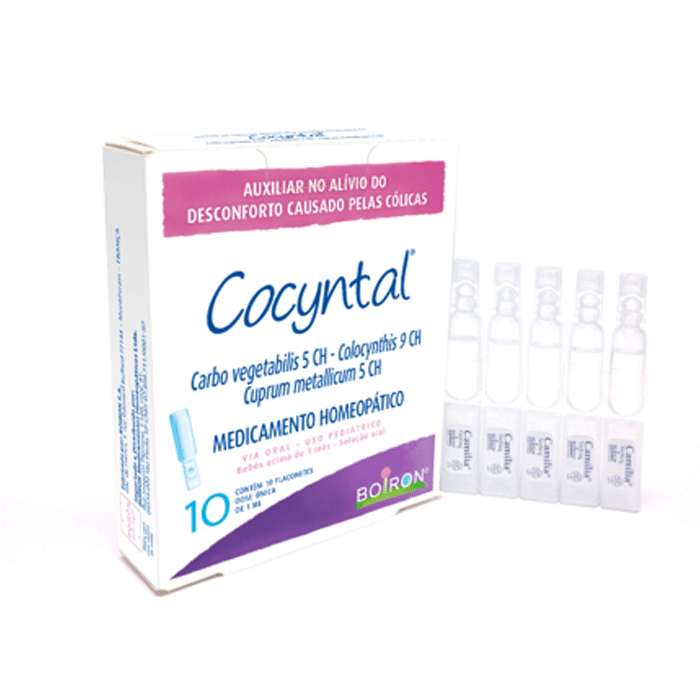 Encontraproduto.com.br - Cocyntal Solução Oral com 10 Flaconetes de 1