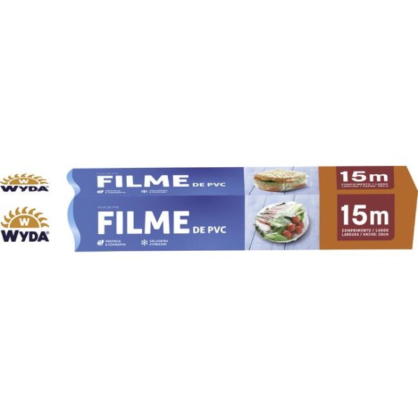 Encontraproduto.com.br - Filme de PVC Wyda 28cm x 15m Rolo