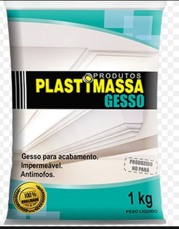 Encontraproduto.com.br - GESSO 1KG PLASTIMASSA