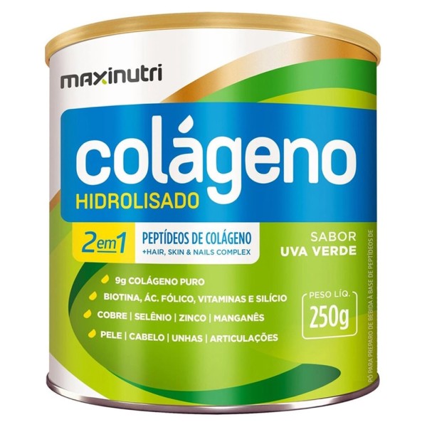 Encontraproduto.com.br - Colágeno Hidrolisado Maxinutri Uva Verde 250g