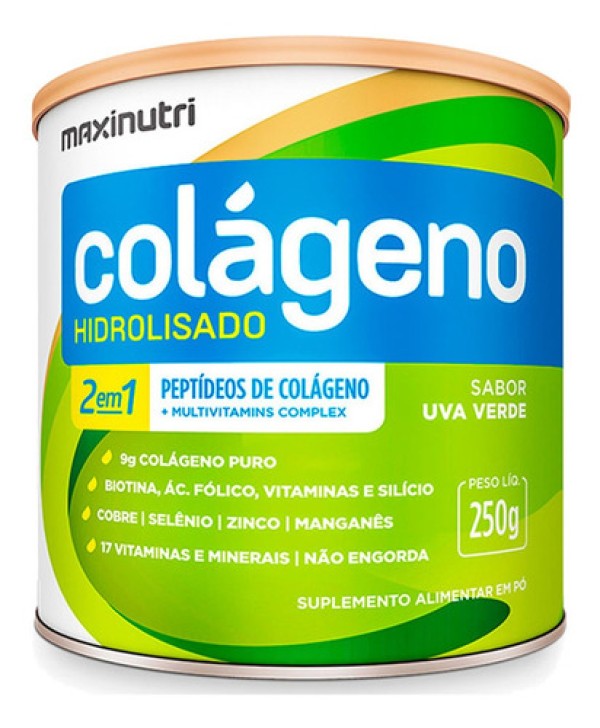 Encontraproduto.com.br - Colágeno Hidrolisado Maxinutri Uva Verde 250g