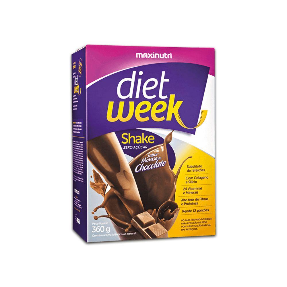 Diet Week Shake Mousse de Chocolate Maxinutri 360g