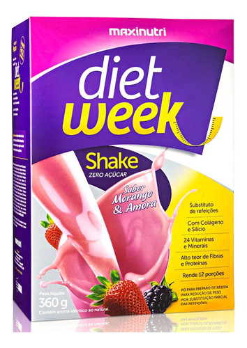 Shake Diet Week 360g Maxinutri Morango