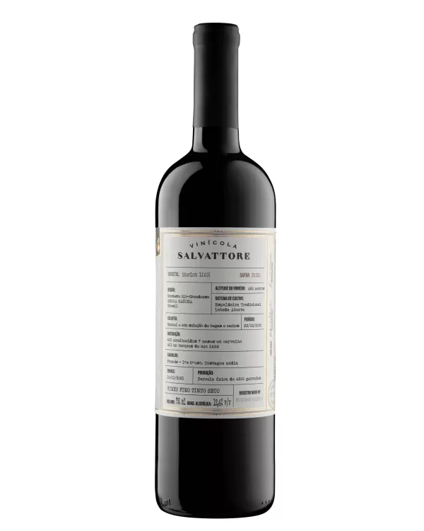 Encontraproduto.com.br - Vinho Salvattore Tinto Clássico Merlot Safra 2020 750ml