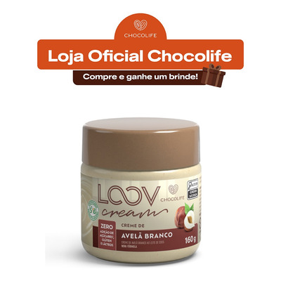 Loov Creme Gianduia Branco Chocolife 160g