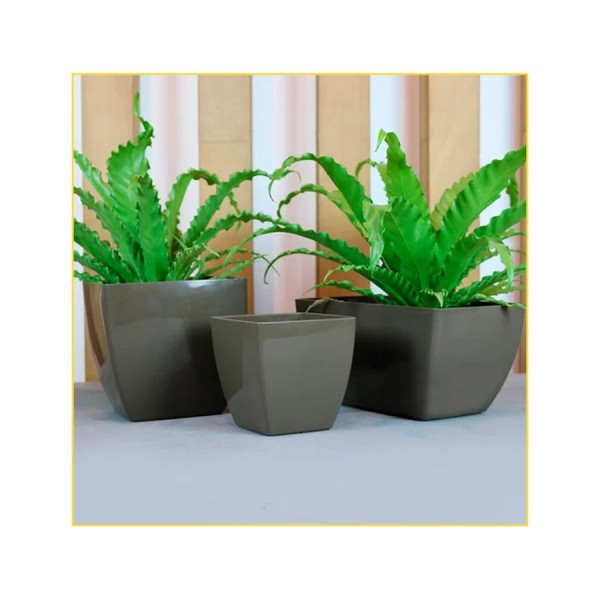 Encontraproduto.com.br - Vaso Palash Siena 20X18Cm Taupe I.Sien.020.018