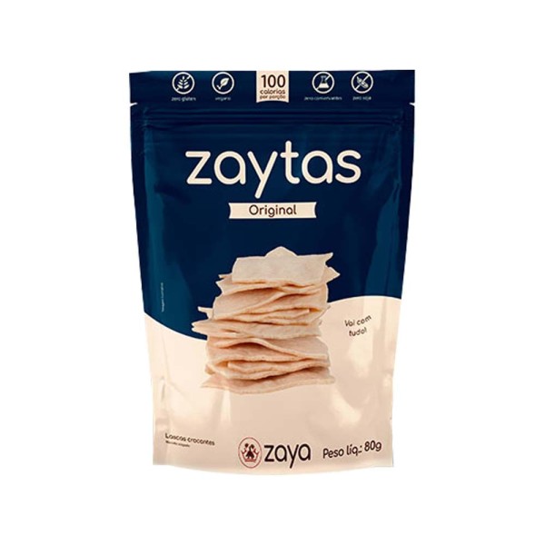 Encontraproduto.com.br - Snack ZAYTAS Original sem Glúten 80g