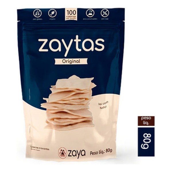 Snack ZAYTAS Original sem Glúten 80g