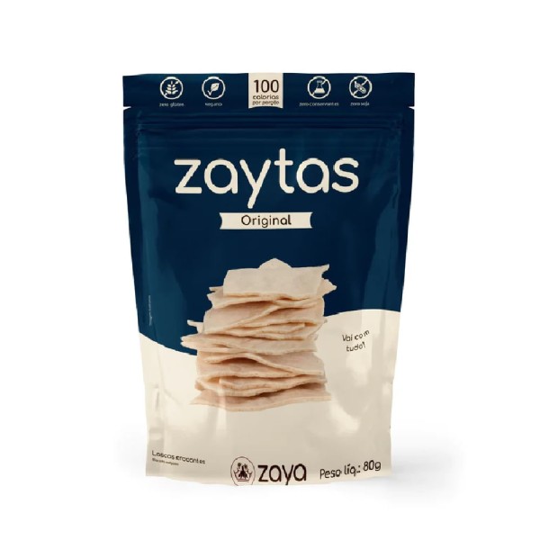Encontraproduto.com.br - Snack ZAYTAS Original sem Glúten 80g