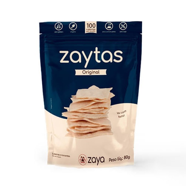 Encontraproduto.com.br - Snack ZAYTAS Original sem Glúten 80g