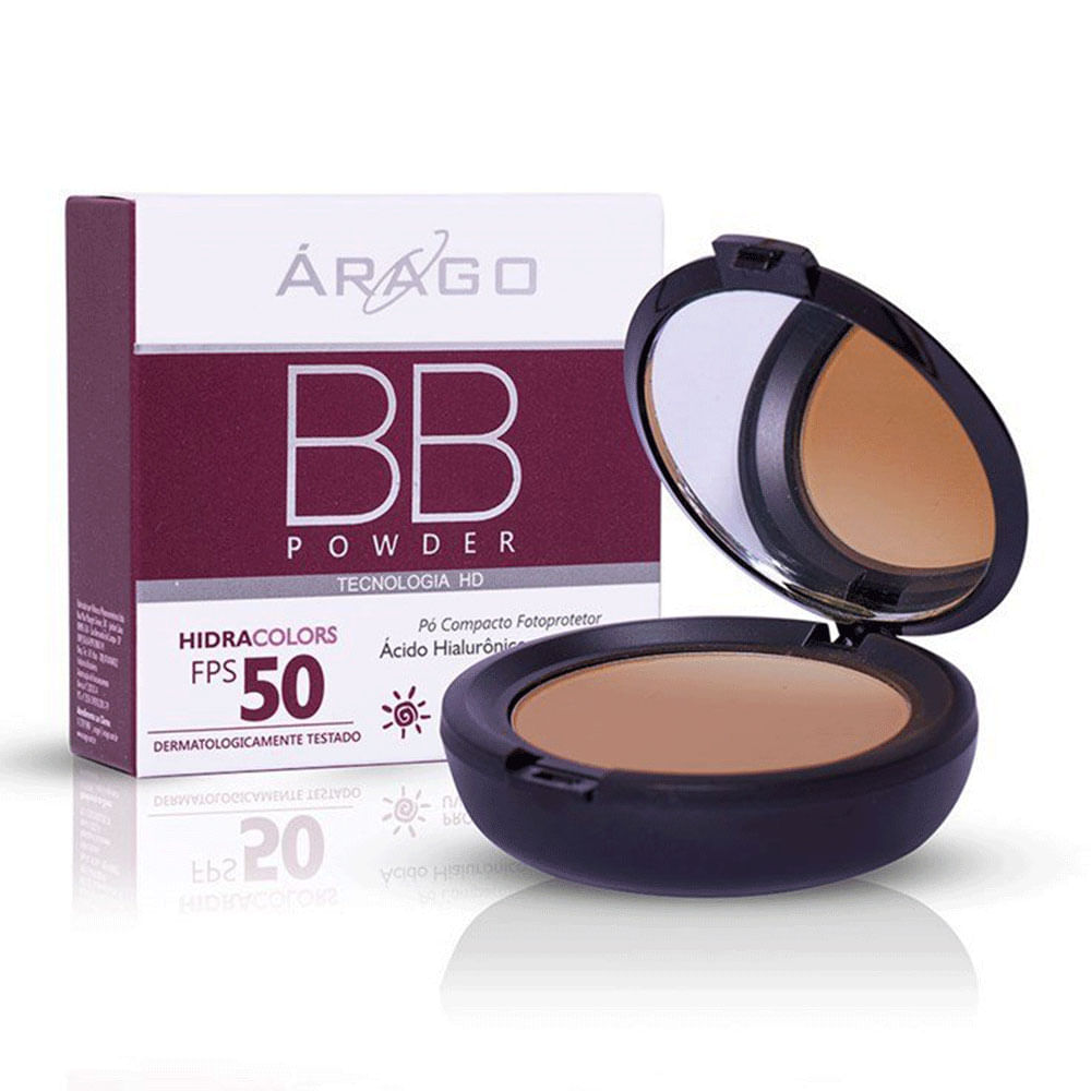 BB Powder Hidracolors Protetor Solar Pó Cor Bronze FPS50 12g