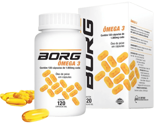 Ômega 3 Borg 1.000mg 120 Cápsulas Gel