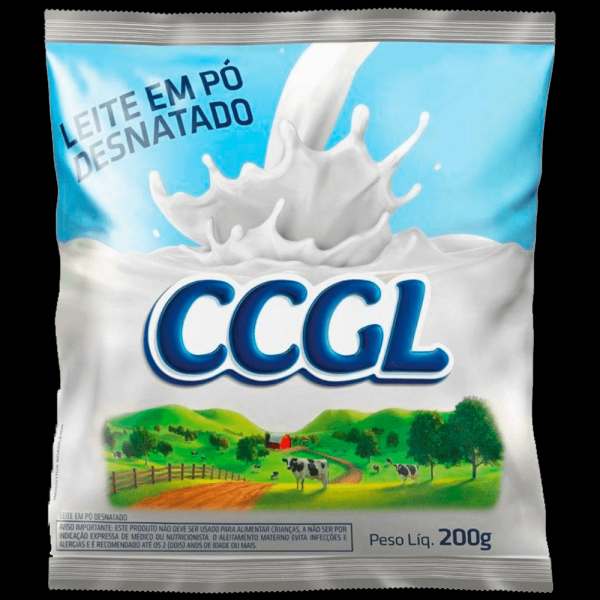 Leite Pó Ccgl Desnatado Pacote 200g