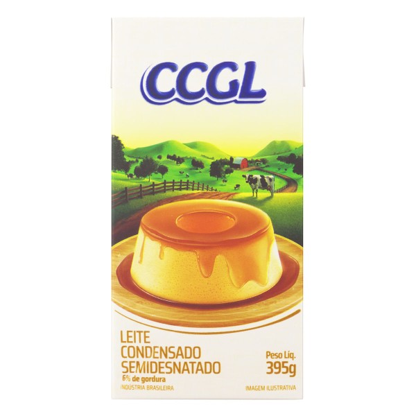Encontraproduto.com.br - Leite Condensado Semidesnatado CCGL Caixa 395g