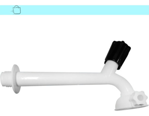 Encontraproduto.com.br - Torneira Plástica Pia 3/4 17cm Com Chuveirinho