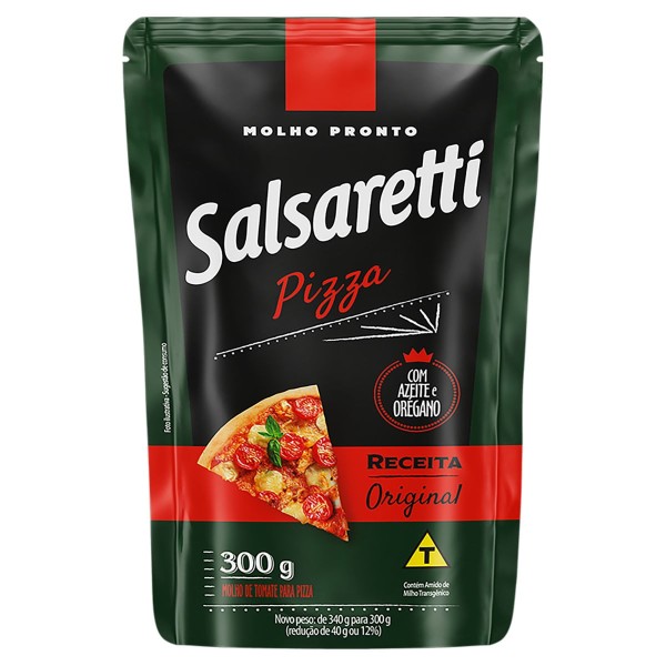 Molho Tomate Salsaretti Pizza Sachê 300g