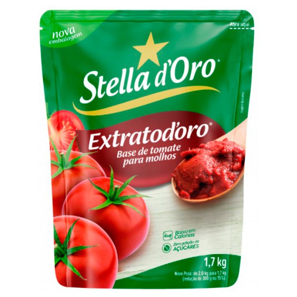 Extrato de Tomate Stella Doro Extratodoro Sachê 1,7kg