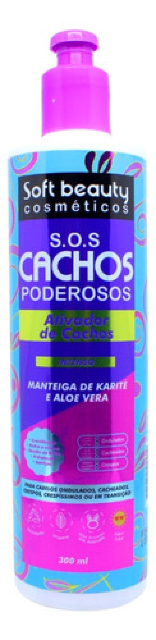Encontraproduto.com.br - Softfix Sos Intenso Ativador De Cachos 300ml