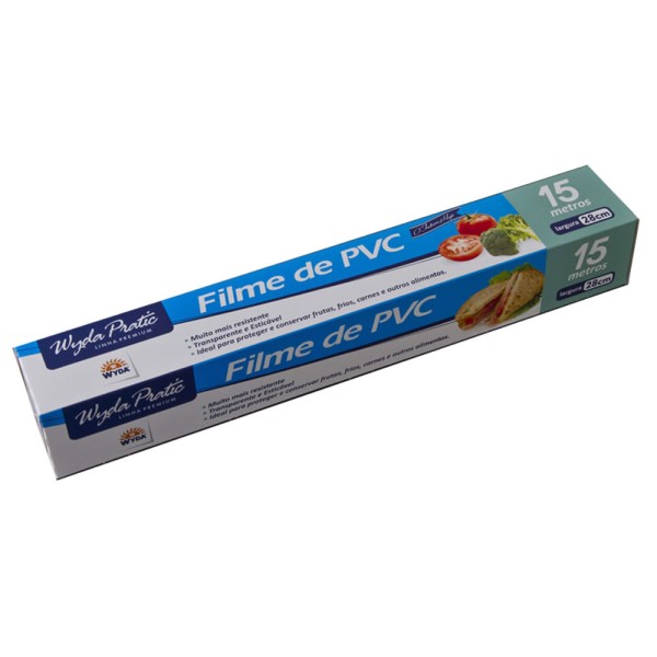 Rolo de Papel Filme PVC 28cm 15m - Wyda