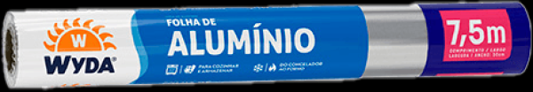Rolo de Alumínio 30cm 7 5m - Wyda