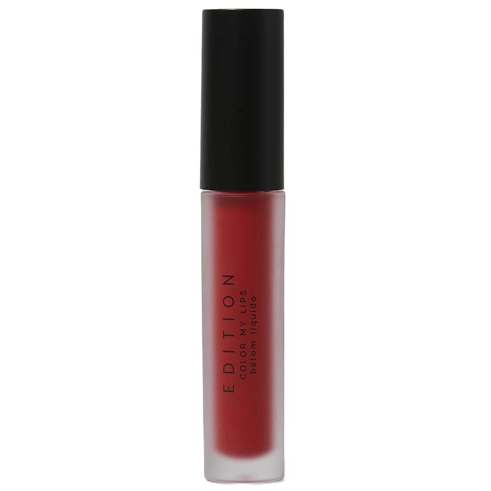 Encontraproduto.com.br - Batom Líquido Vermelho Matte - Color My Lips Real Deal Océane Edition 4g Não