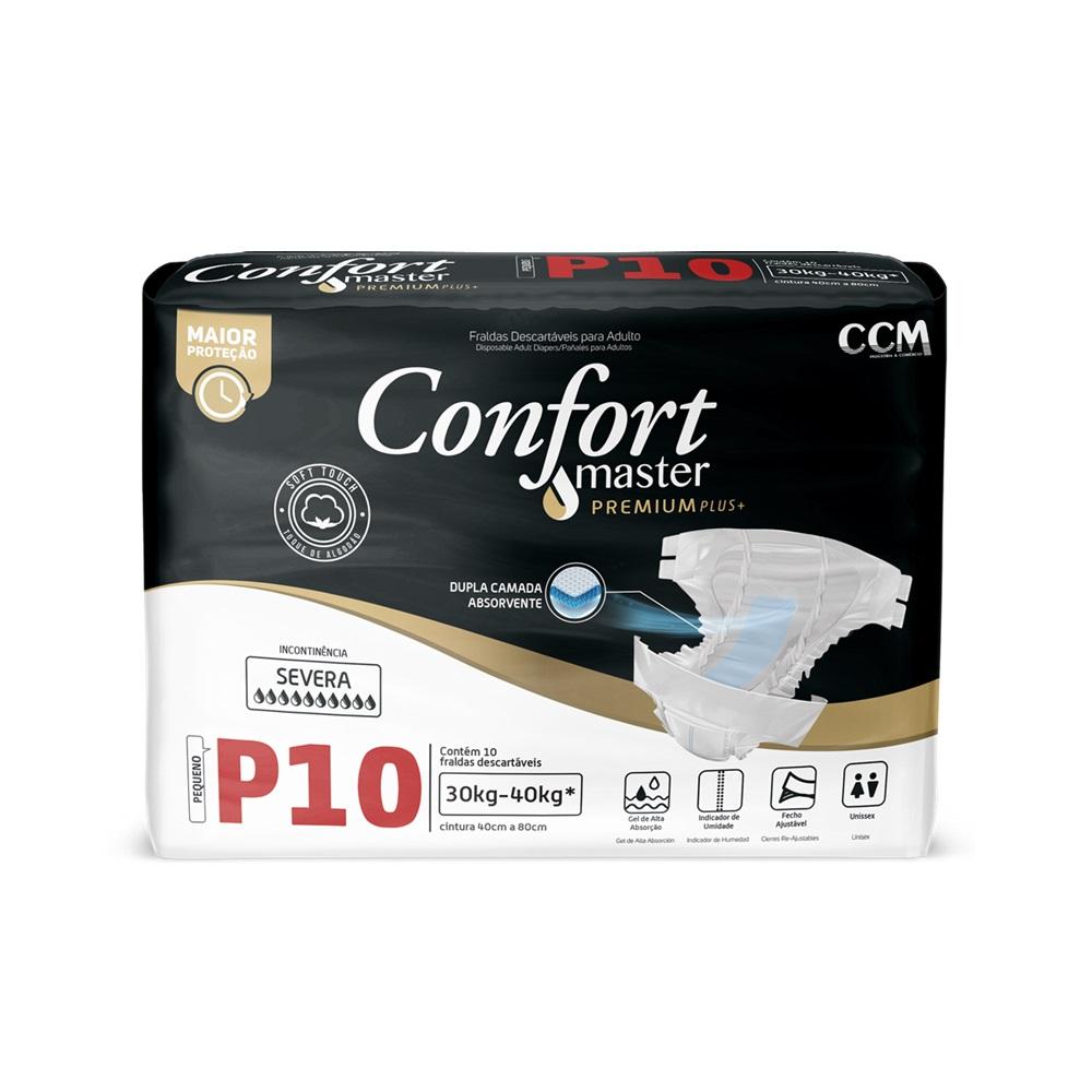 Fralda Geriátrica Confort  Premium Regular P 10 Unidades