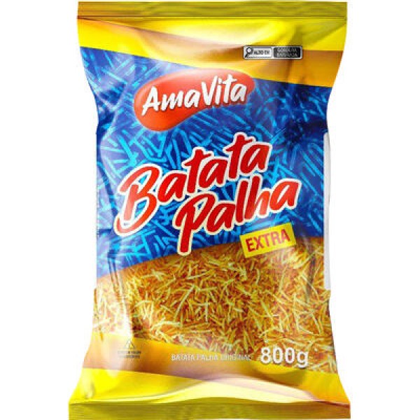 Encontraproduto.com.br - Batata Palha Amavita Pacote com 800g