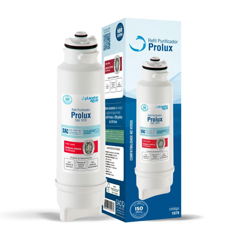 Refil Filtro Planeta Água Prolux Para Purificador De Água Electrolux PA10N, PA20G, PA25G, PA30G e PA40G - Compatível