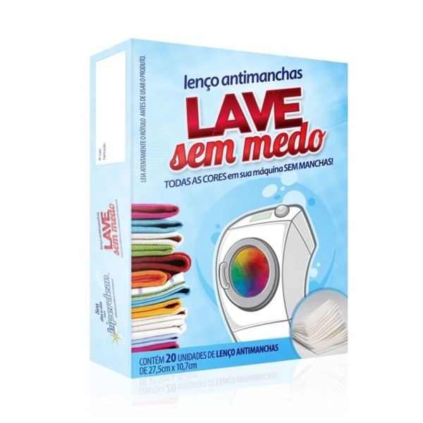 Encontraproduto.com.br - Pano Hiperclean Antimanchas Lave Sem Medo c/ 20 Unid