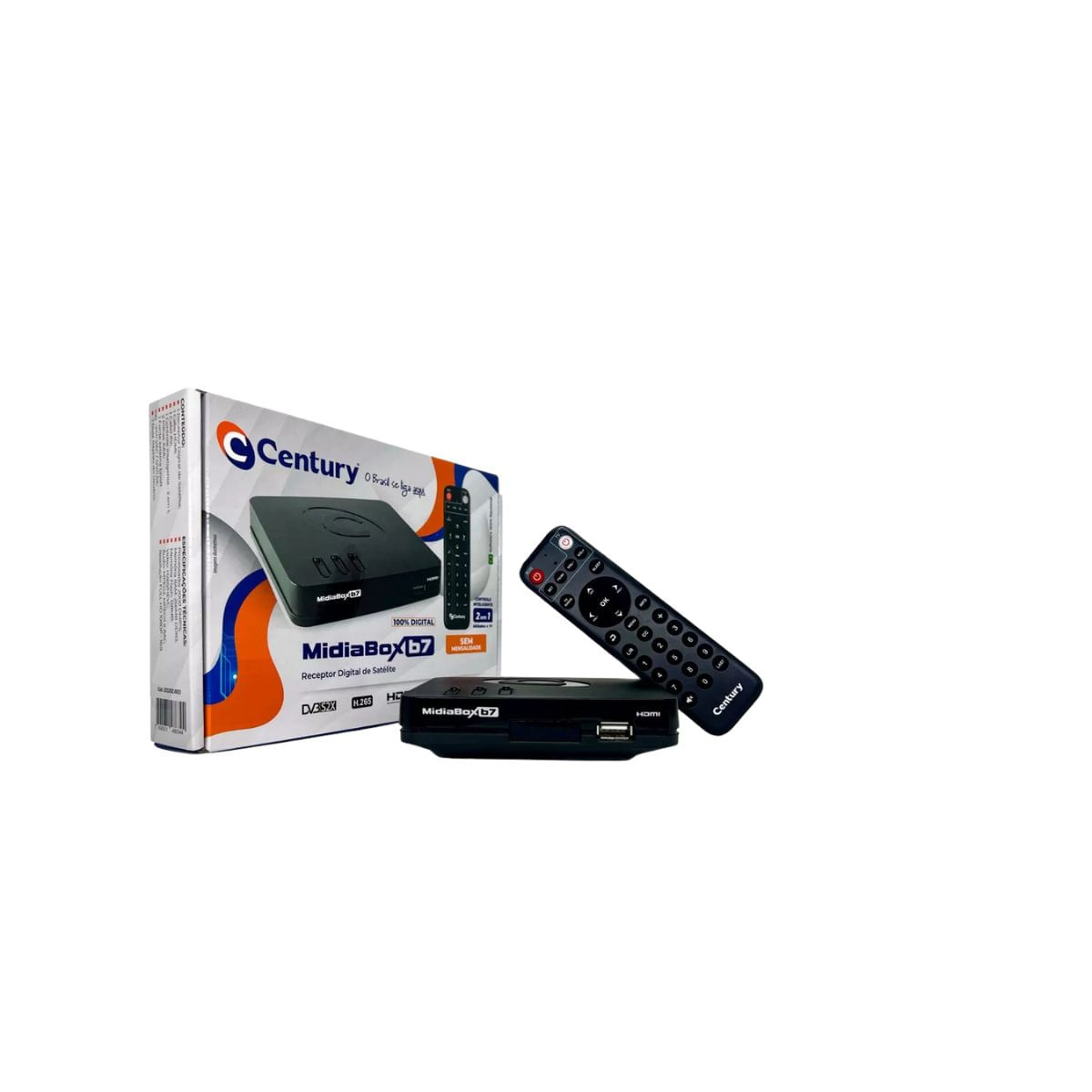 Encontraproduto.com.br - Receptor MidiaBox B7 Century
