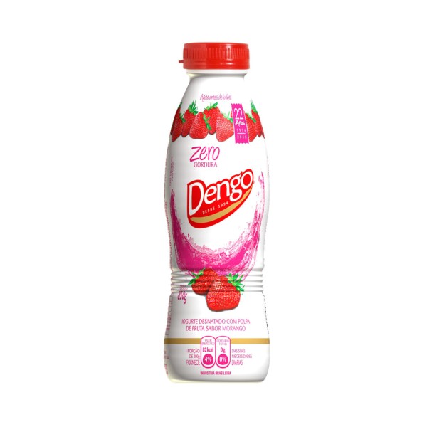 Iogurte Desnatado Dengo Morango 850g