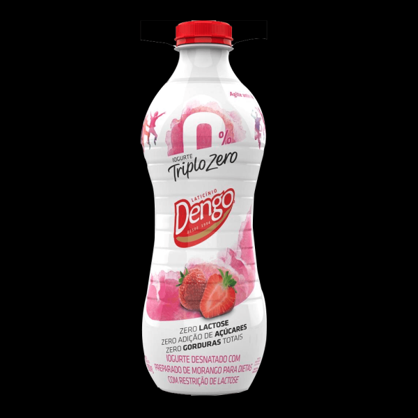 Encontraproduto.com.br - Iogurte Dengo Zero Lactose Morango 800g