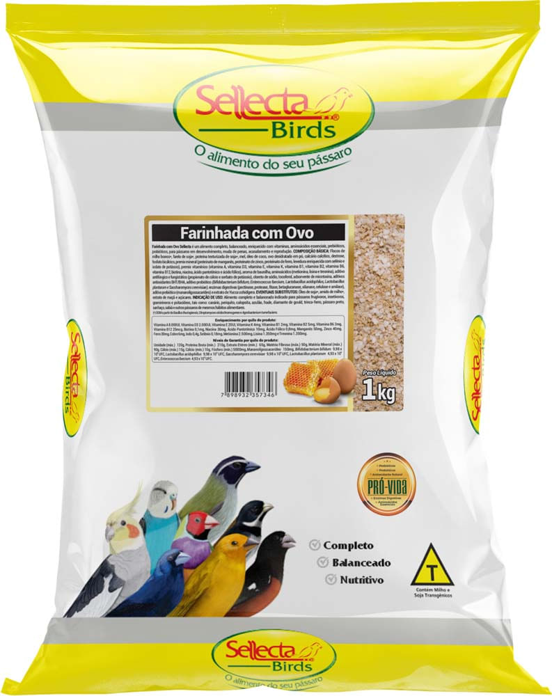 Encontraproduto.com.br - Sellecta Farinhada com Ovo 1kg