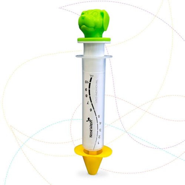 Encontraproduto.com.br - Seringa para Lavagem Nasal NoseWash Cachorro 10ml - unidade