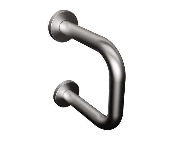 Encontraproduto.com.br - Barra de Apoio Lateral Fixa para Lavatório de 30cm PCD Escovado Levevida