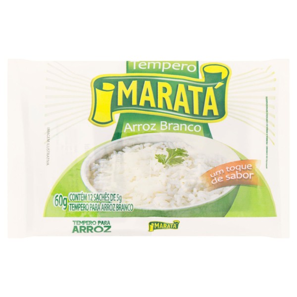 Encontraproduto.com.br - Tempero Maratá Arroz Pacote com 60g
