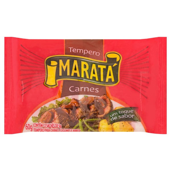 Encontraproduto.com.br - Tempero Maratá Carnes Pacote com 60g