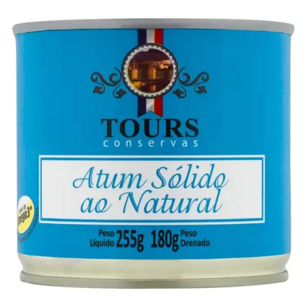 Atum TOURS ao Natural Sólido 180g